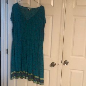 Old Navy 24 Teal Spring Dress